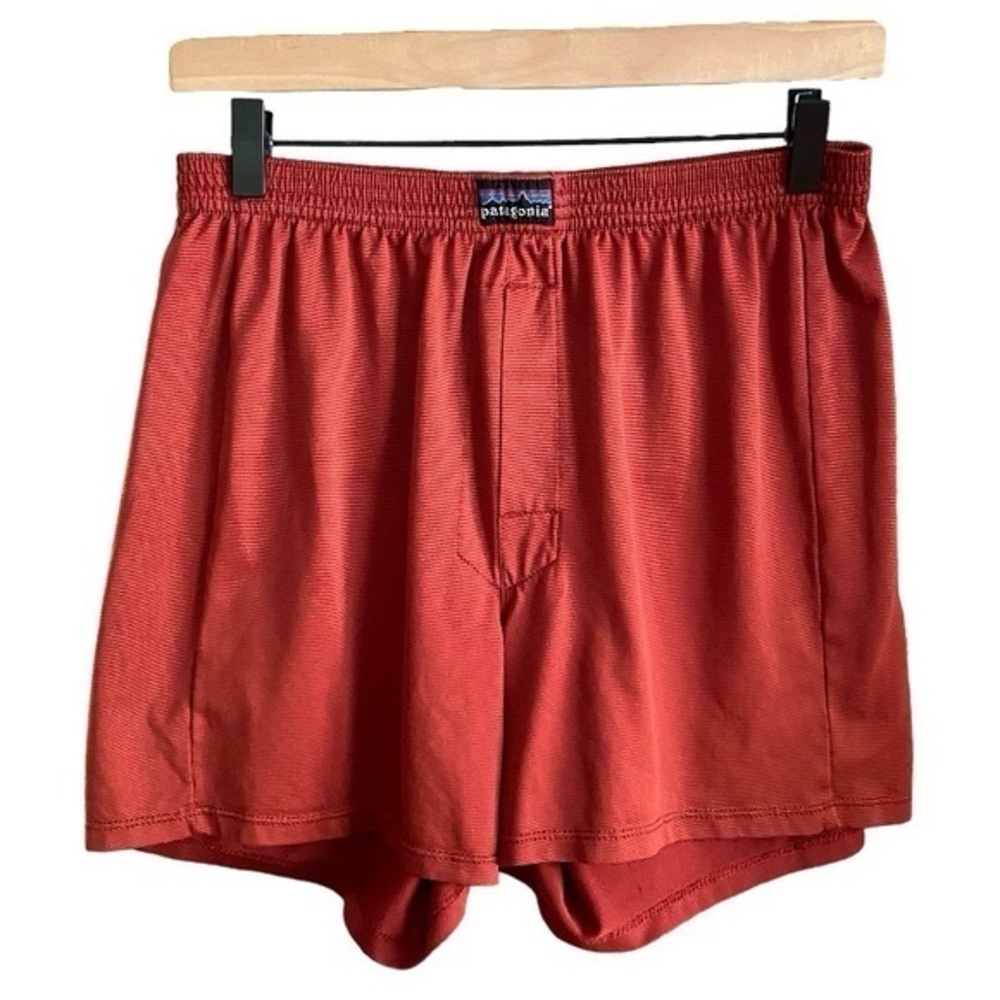 Patagonia Orange Mesh Shorts Small